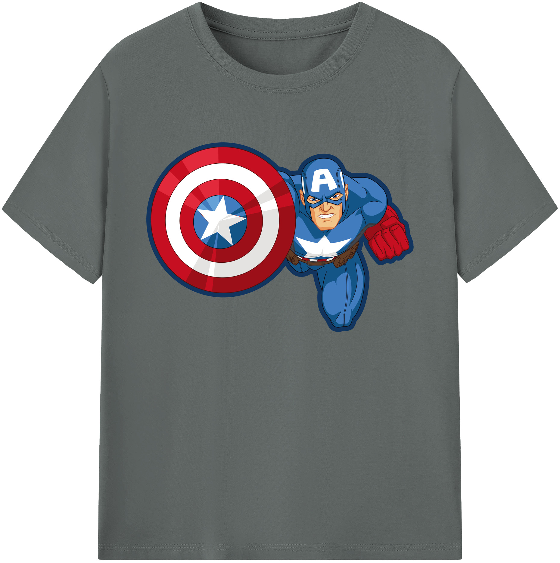 （画像用） アベンジャーズ The Avengers 綿100％ メンズ半袖Tシャツ｜肌触りやわらか＆通気性